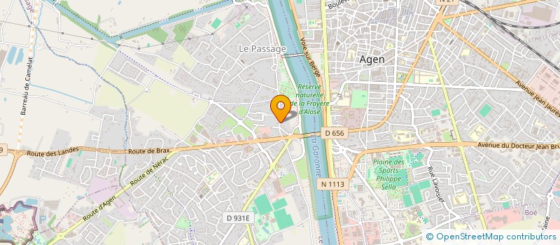 localisation de l'entreprise MONSIEUR CLAUDE SALINAIRES  LE PASSAGE