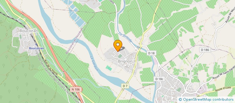 localisation de l'entreprise MONSIEUR CLAUDE SALLES  BRIGNON