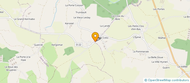 localisation de l'entreprise MONSIEUR CLAUDE SALMON à LE LESLAY