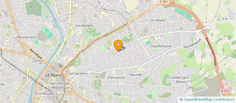 localisation de l'entreprise MONSIEUR CLAUDE SALMON à LE MANS