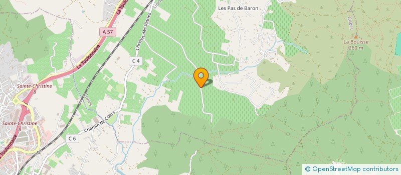 localisation de l'entreprise MONSIEUR CLAUDE SALTETTO  CUERS