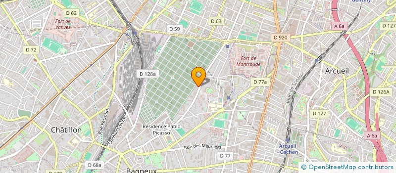 localisation de l'entreprise MONSIEUR CLAUDE SAMSON  BAGNEUX