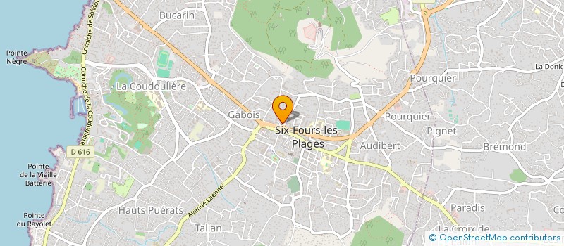 localisation de l'entreprise MONSIEUR CLAUDE SANCHEZ à SIX-FOURS-LES-PLAGES