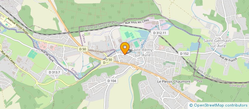 localisation de l'entreprise MONSIEUR CLAUDE SANCHEZ  SAINT-REMY-SUR-AVRE