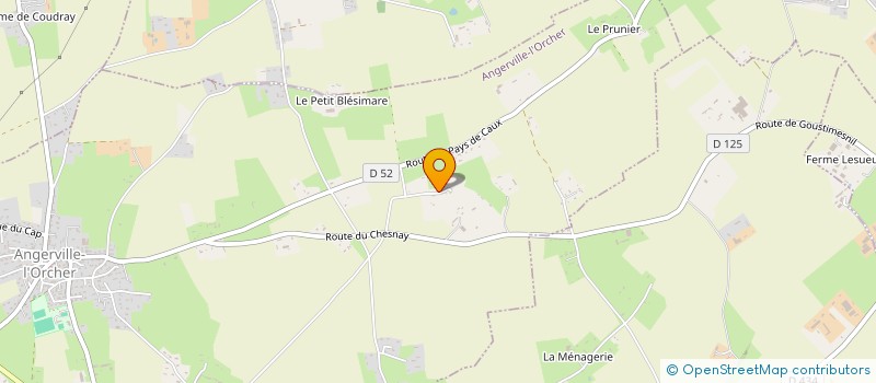 localisation de l'entreprise MONSIEUR CLAUDE SANDRET  CUVERVILLE