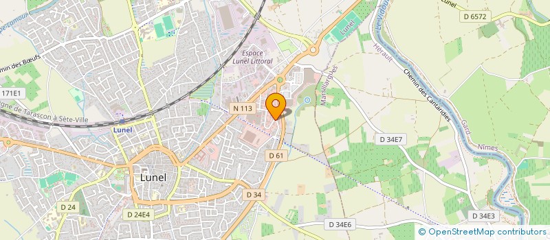 localisation de l'entreprise MONSIEUR CLAUDE SANJULLIAN à LUNEL