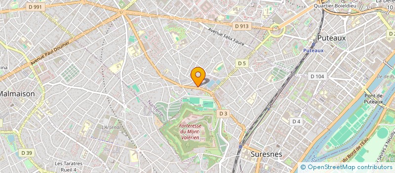 localisation de l'entreprise MONSIEUR CLAUDE SANNA à NANTERRE
