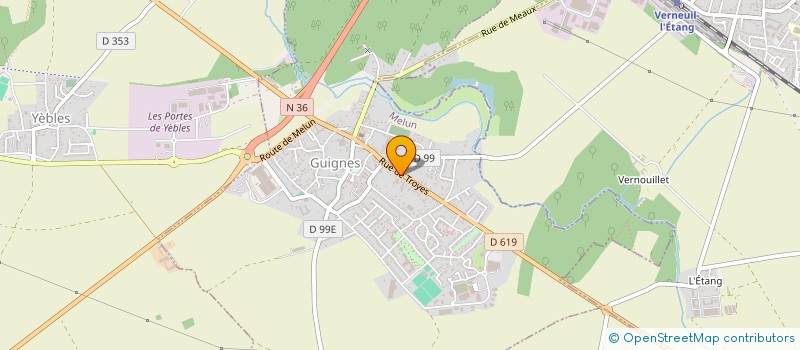 localisation de l'entreprise MONSIEUR CLAUDE SARNEL à GUIGNES