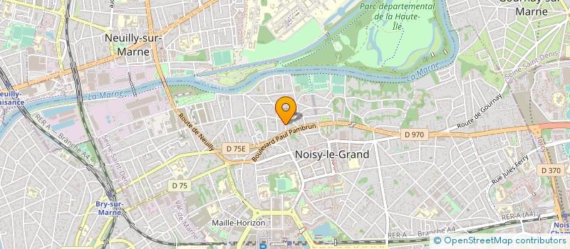 localisation de l'entreprise MONSIEUR CLAUDE SARTORELLI à NOISY-LE-GRAND