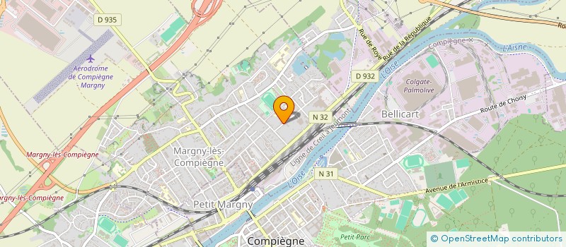 localisation de l'entreprise MONSIEUR CLAUDE SATURNE  MARGNY-LES-COMPIEGNE