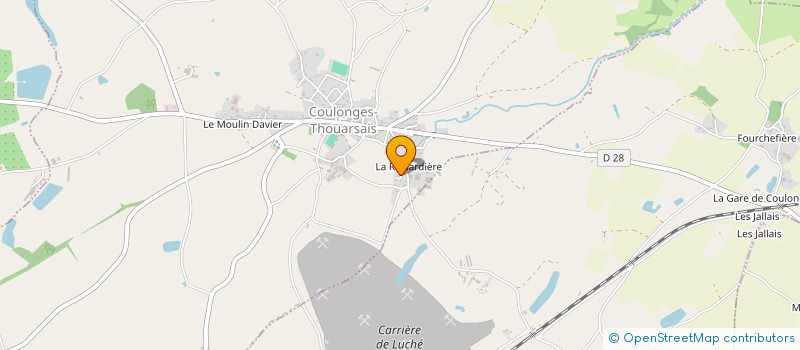 localisation de l'entreprise MONSIEUR CLAUDE SAUNIER  COULONGES-THOUARSAIS