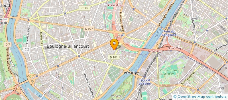 localisation de l'entreprise MONSIEUR CLAUDE SAUVAGEOT à BOULOGNE-BILLANCOURT