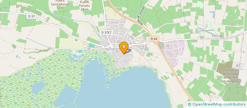 localisation de l'entreprise MONSIEUR CLAUDE SAUZET à VENDRES