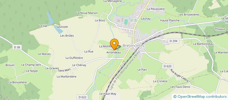 localisation de l'entreprise MONSIEUR CLAUDE SAVARD à BRETONCELLES