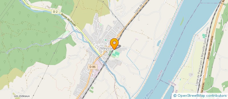 localisation de l'entreprise MONSIEUR CLAUDE SAVY  MEYSSE