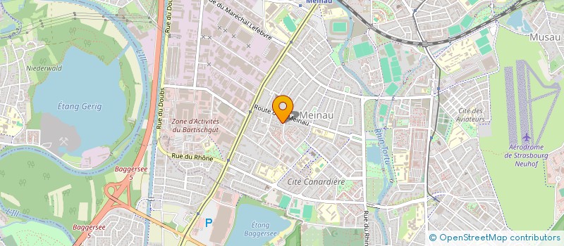 localisation de l'entreprise MONSIEUR CLAUDE SCHELL  STRASBOURG