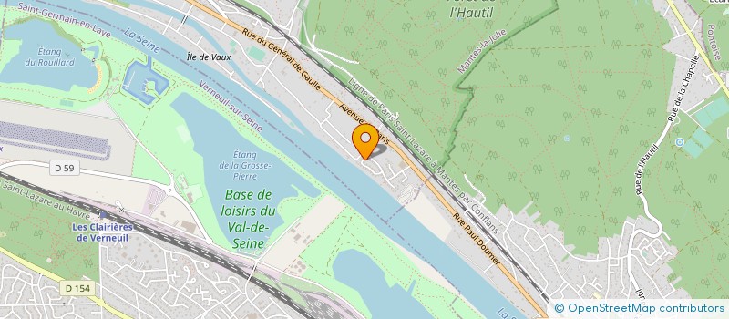 localisation de l'entreprise MONSIEUR CLAUDE SCHNEIDER  VAUX-SUR-SEINE