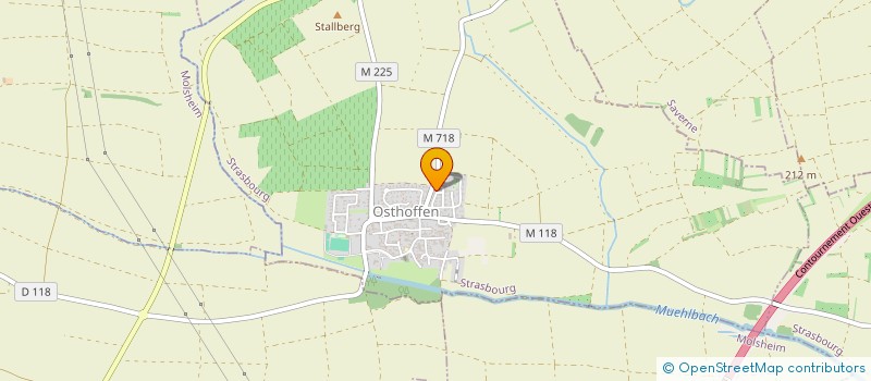 localisation de l'entreprise MONSIEUR CLAUDE SCHNEIDER ANDRES  OSTHOFFEN