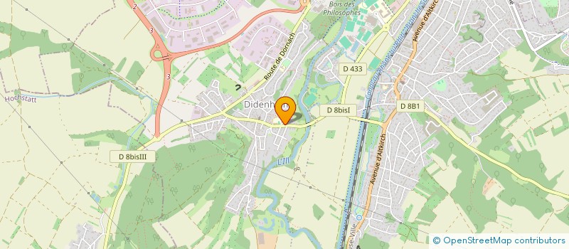 localisation de l'entreprise MONSIEUR CLAUDE SCHOENAHL  BRUNSTATT-DIDENHEIM