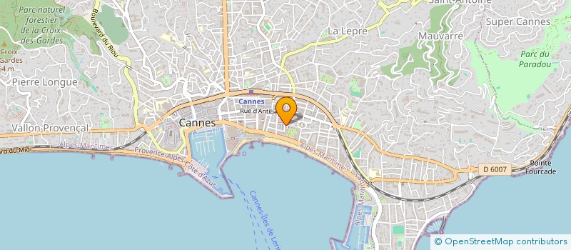 localisation de l'entreprise MONSIEUR CLAUDE SCIORA à CANNES