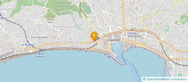 localisation de l'entreprise MONSIEUR CLAUDE SCIORTINO  CANNES