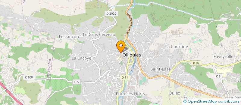 localisation de l'entreprise MONSIEUR CLAUDE SCOZZARI  OLLIOULES