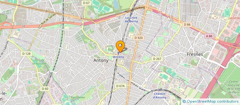 localisation de l'entreprise MONSIEUR CLAUDE SEBAG à ANTONY