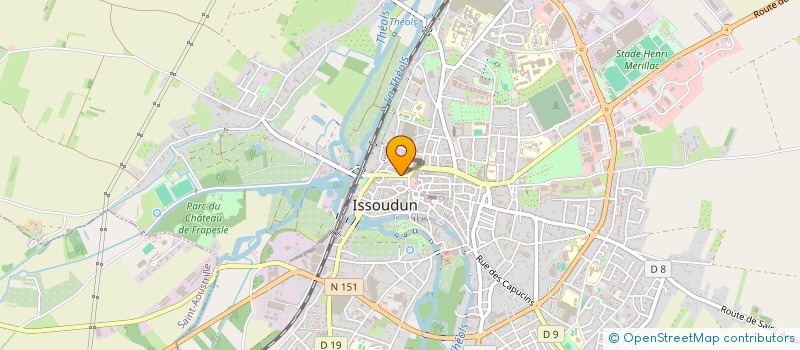localisation de l'entreprise MONSIEUR CLAUDE SEBILLEAUD à ISSOUDUN