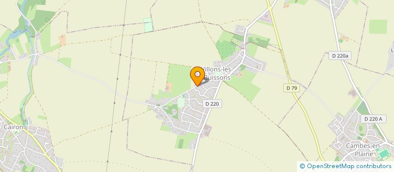 localisation de l'entreprise MONSIEUR CLAUDE SEBIRE  VILLONS-LES-BUISSONS