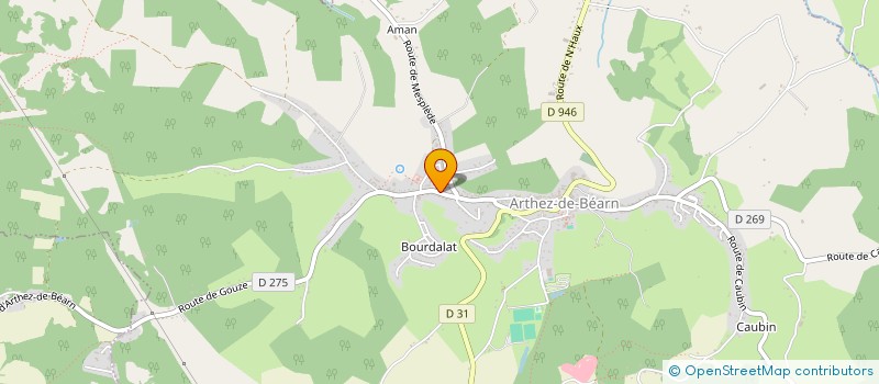 localisation de l'entreprise MONSIEUR CLAUDE SEGOND  ARTHEZ-DE-BEARN