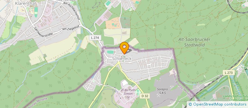 localisation de l'entreprise MONSIEUR CLAUDE SEGUIER  SCHNECK