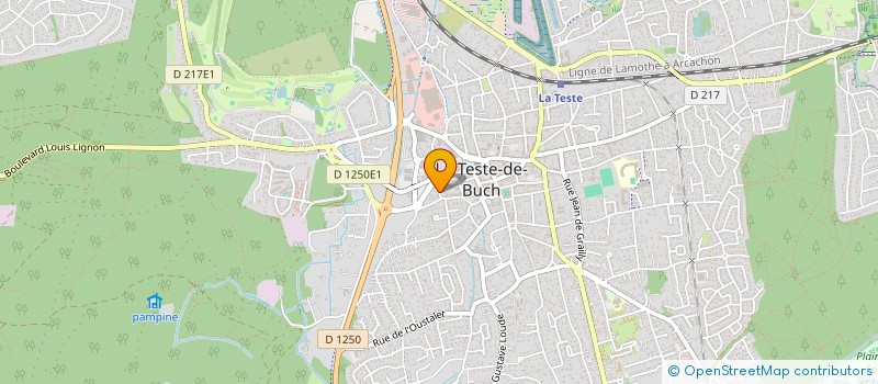 localisation de l'entreprise MONSIEUR CLAUDE SEGUIN à LA TESTE-DE-BUCH