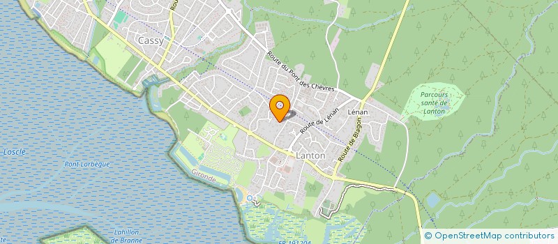 localisation de l'entreprise MONSIEUR CLAUDE SELLES  LANTON