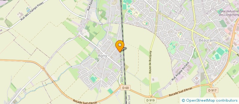 localisation de l'entreprise MONSIEUR CLAUDE SELLEZ  AGNY