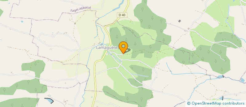 localisation de l'entreprise MONSIEUR CLAUDE SERMANN  LAMAGUERE