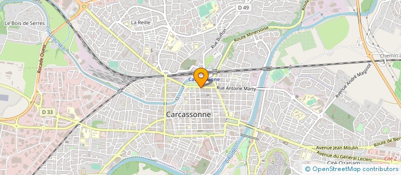 localisation de l'entreprise MONSIEUR CLAUDE SERRANO à CARCASSONNE