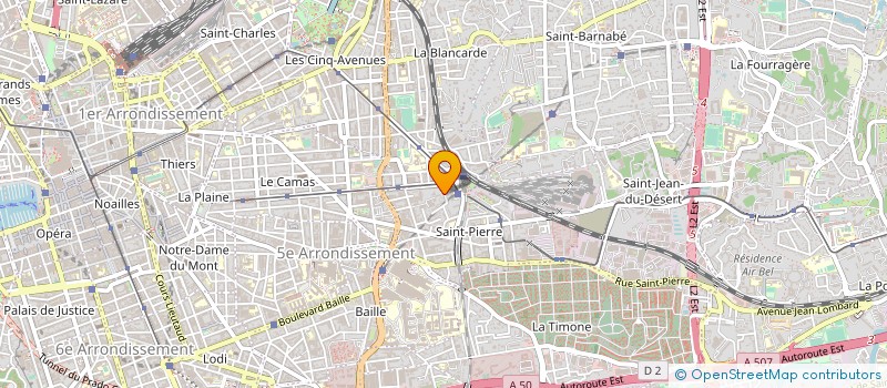 localisation de l'entreprise MONSIEUR CLAUDE SERRILE à MARSEILLE