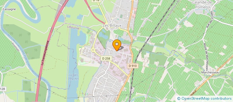 localisation de l'entreprise MONSIEUR CLAUDE SERVER  LIBOURNE