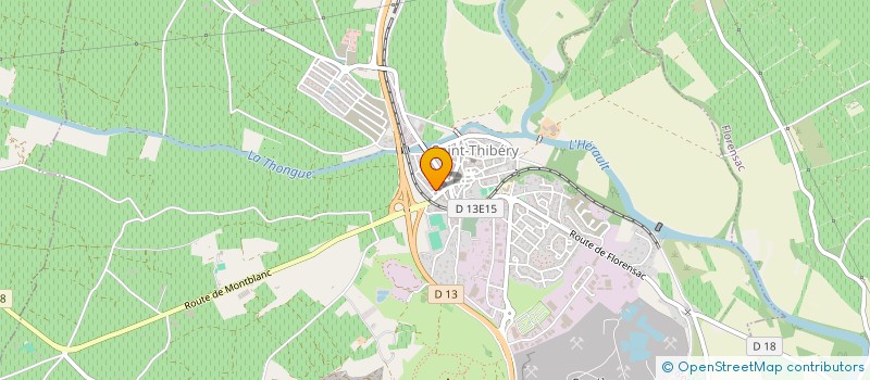 localisation de l'entreprise MONSIEUR CLAUDE SICARD  SAINT-THIBERY