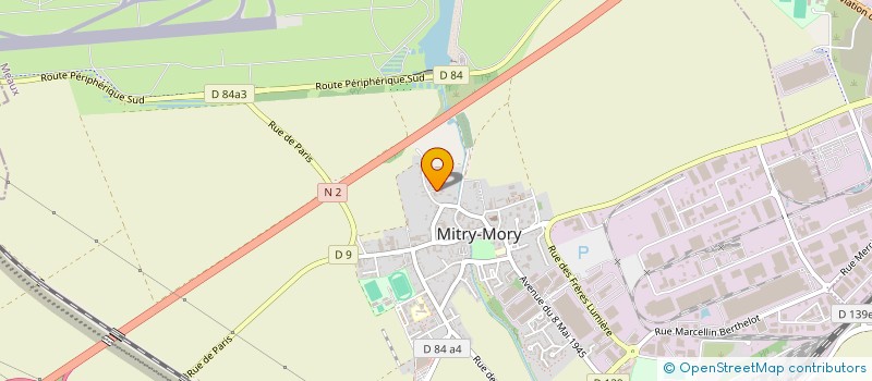 localisation de l'entreprise MONSIEUR CLAUDE SIMEON  MITRY-MORY