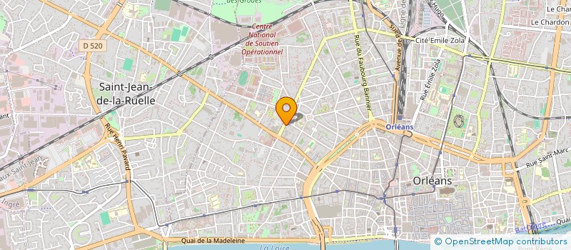 localisation de l'entreprise MONSIEUR CLAUDE SIMON à ORLEANS