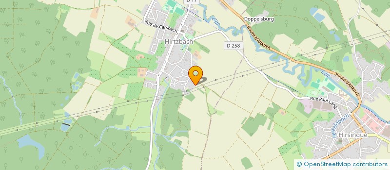 localisation de l'entreprise MONSIEUR CLAUDE SIMON  HIRTZBACH