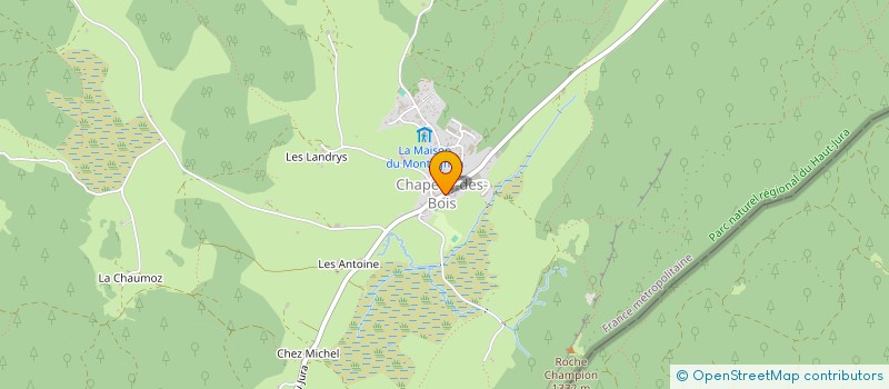 localisation de l'entreprise MONSIEUR CLAUDE SIMONIN à SARRAGEOIS
