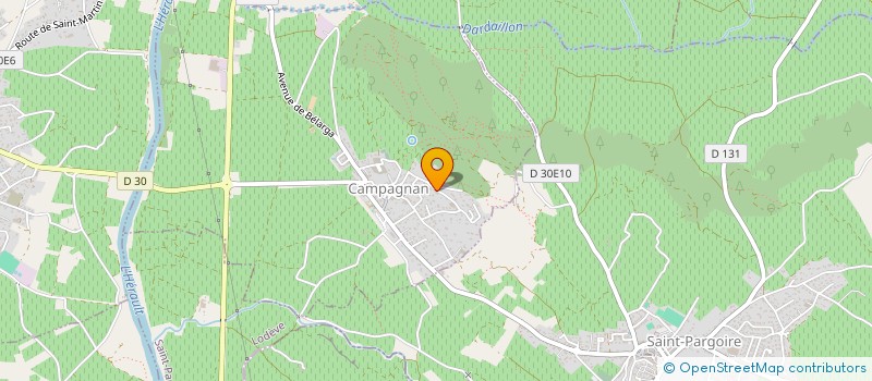 localisation de l'entreprise MONSIEUR CLAUDE SINTES  CAMPAGNAN