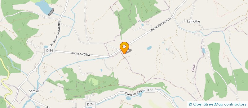 localisation de l'entreprise MONSIEUR CLAUDE SIREJOL  SAINT-PAUL-FLAUGNAC