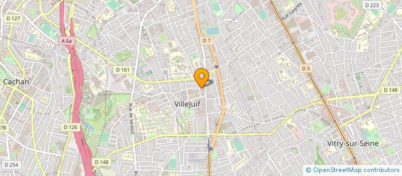 localisation de l'entreprise MONSIEUR CLAUDE SITBON à VILLEJUIF