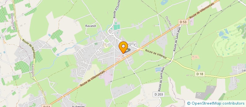 localisation de l'entreprise MONSIEUR CLAUDE SMACZYLA  LENTIGNY