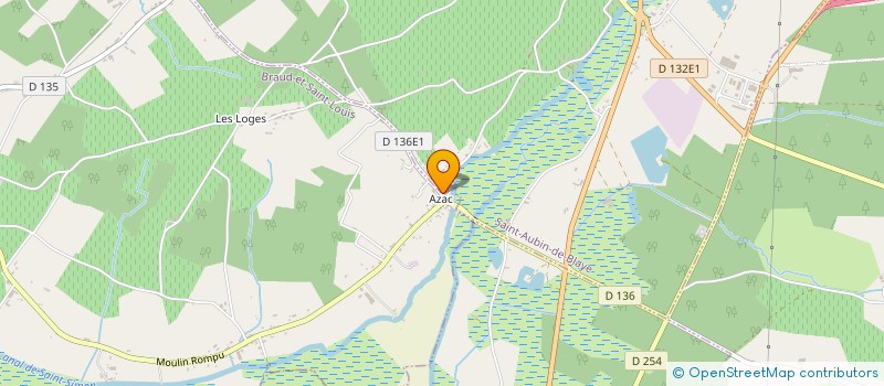 localisation de l'entreprise MONSIEUR CLAUDE SOLANA  BRAUD-ET-SAINT-LOUIS