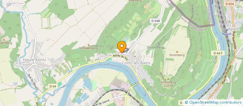 localisation de l'entreprise MONSIEUR CLAUDE SONTAG  CONTZ-LES-BAINS