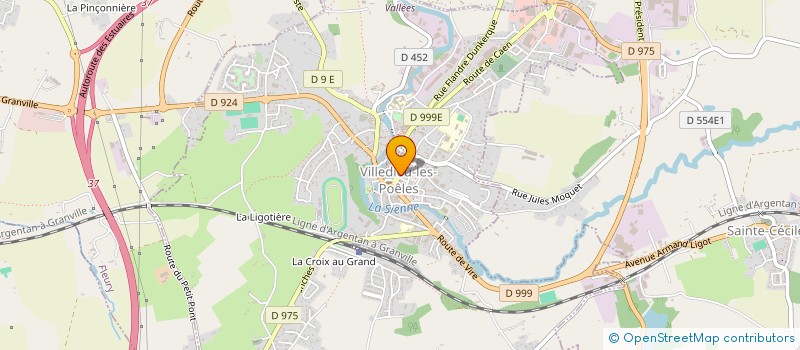 localisation de l'entreprise MONSIEUR CLAUDE SORET  VILLEDIEU-LES-POELES-ROUFFIGNY